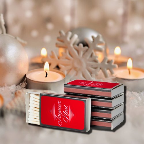 Joyeux Noel _ French Xmas wishes _ white red Matchboxes