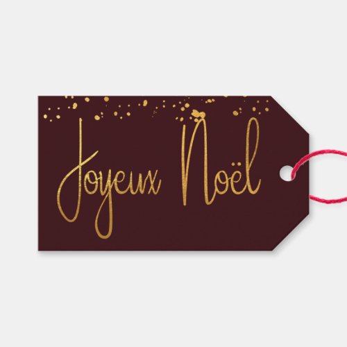 Joyeux Nol Gift Tags