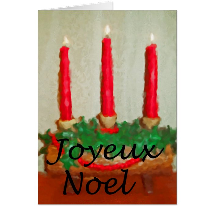 Joyeux Noel Greeting Cards