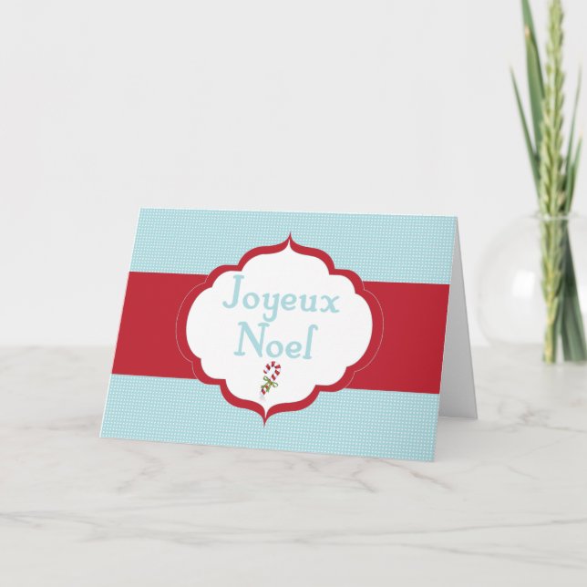 Joyeux Noel Holiday Card (Front)
