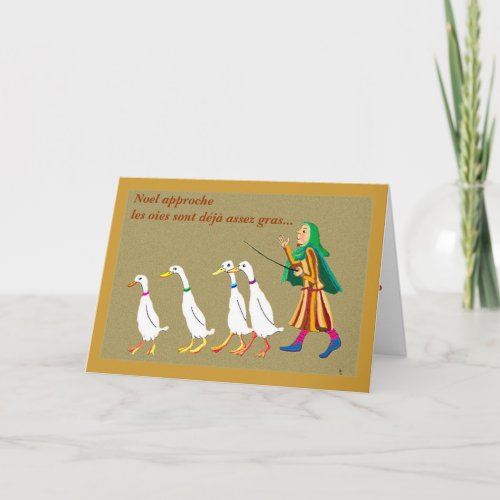 Joyeux Noel Holiday Card