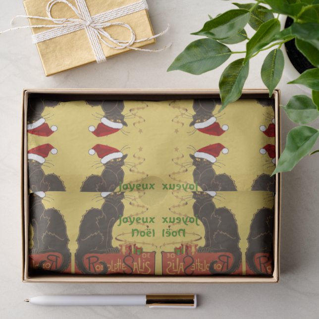 Joyeux Noel Le Chat Noir Christmas Spoof  Tissue Paper (Gift)