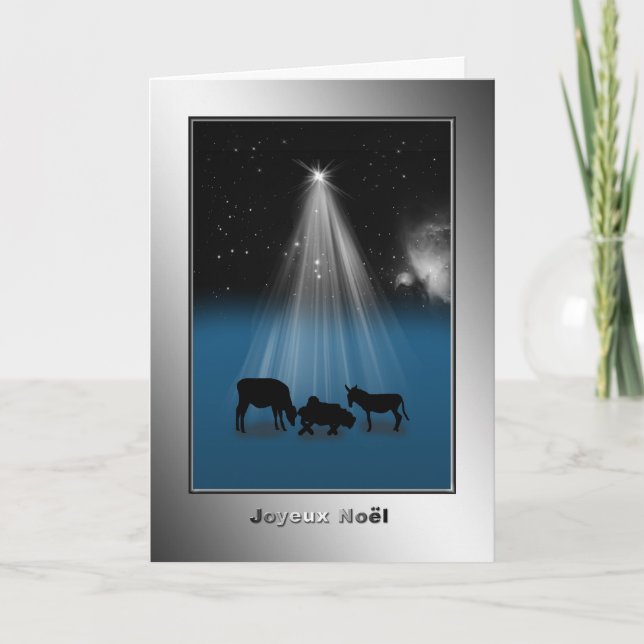 Joyeux Noël, “Merry Christmas,” French Card (Front)