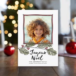 Joyeux Noel Cards & Templates | Zazzle