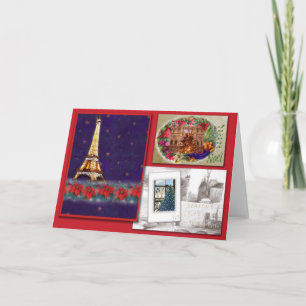 JOYEUX NOEL NOTRE DAME GREETING HOLIDAY CARD