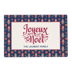 Joyeux Noel Personalized Placemat