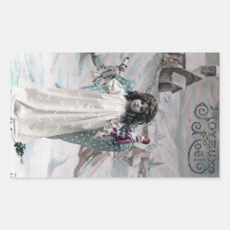 Joyeux Noel  Rectangular Sticker