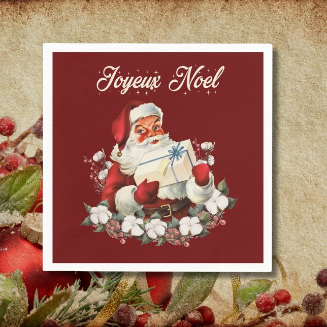 Joyeux Noel Red  Napkins (Creator Uploaded)