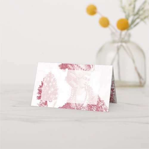 Joyeux Noel Rouge Festive  Place Card