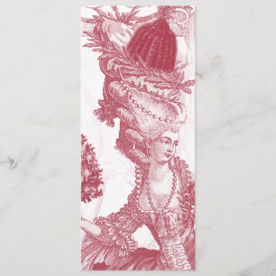 Joyeux Noel (rouge) Menu Card