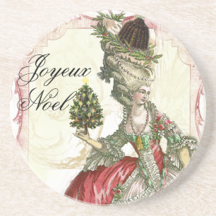 Joyeux Noel Sandstone Coaster
