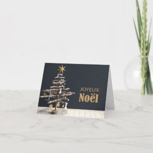 Joyeux Noël Scandinavian Style Christmas Card