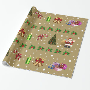 Joyeux noel wrapping paper