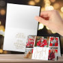 JOYFUL 5 Photo Folded Christmas Holiday Card