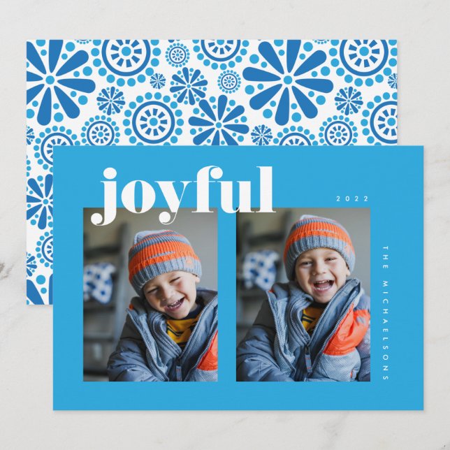 JOYFUL Add Your Family Photo  (Front/Back)