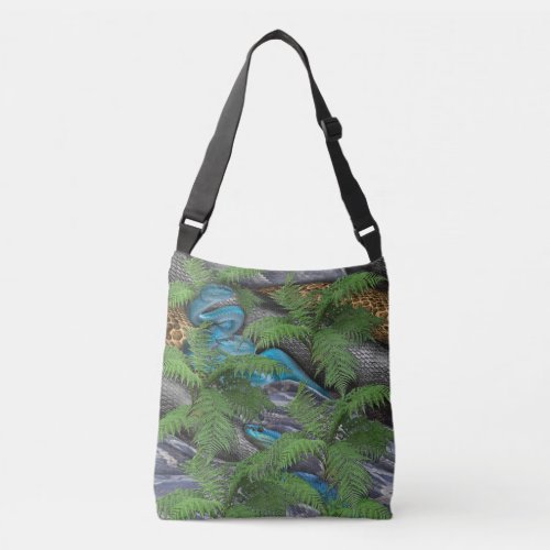 Joyful African Jungle Crossbody Bag