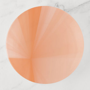 Joyful and Vibrant Rays of Peach Trinket Tray