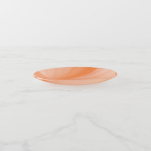 Joyful and Vibrant Rays of Peach Trinket Tray