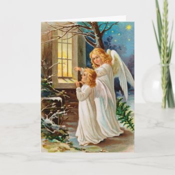 Joyful Angels Christmas Card by xmasstore at Zazzle