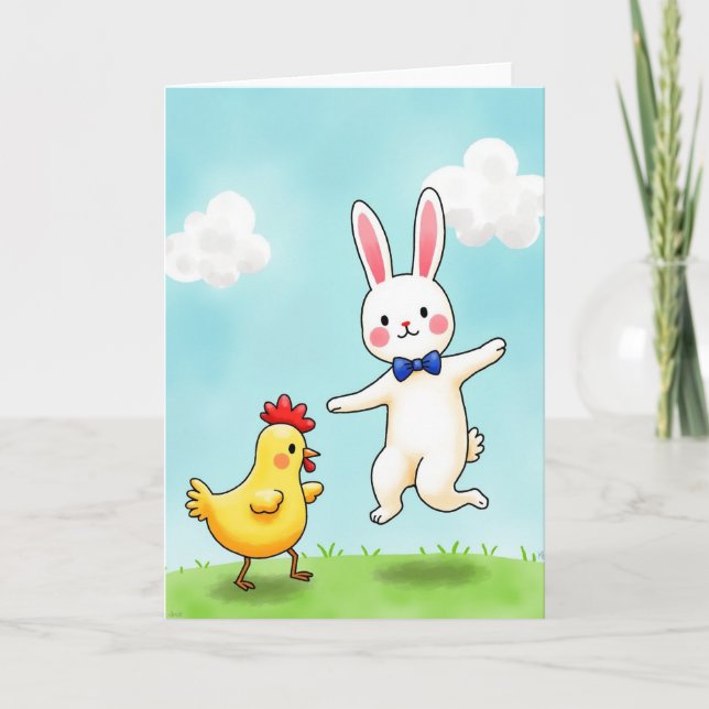 Joyful Animal Friends Card (Front)