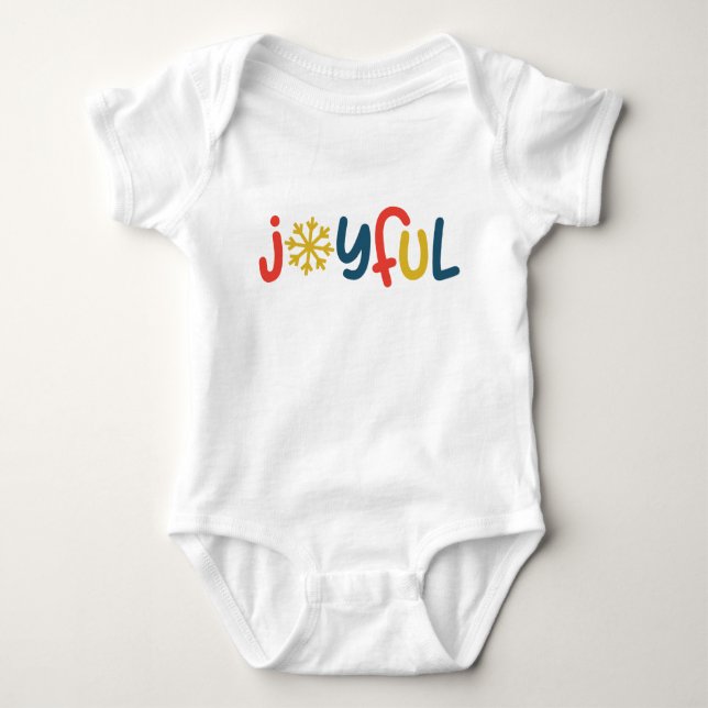 Joyful  baby bodysuit (Front)