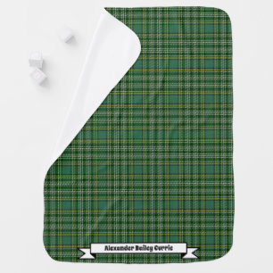 Joyful Baby Clan Currie Tartan Plaid Baby Blanket