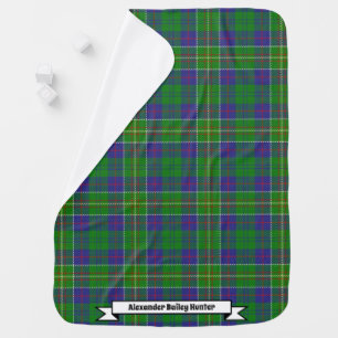 Joyful Baby Clan Hunter Tartan Plaid Baby Blanket