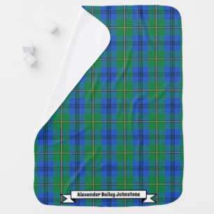 Joyful Baby Clan Johnstone Johnston Tartan Plaid Blanket