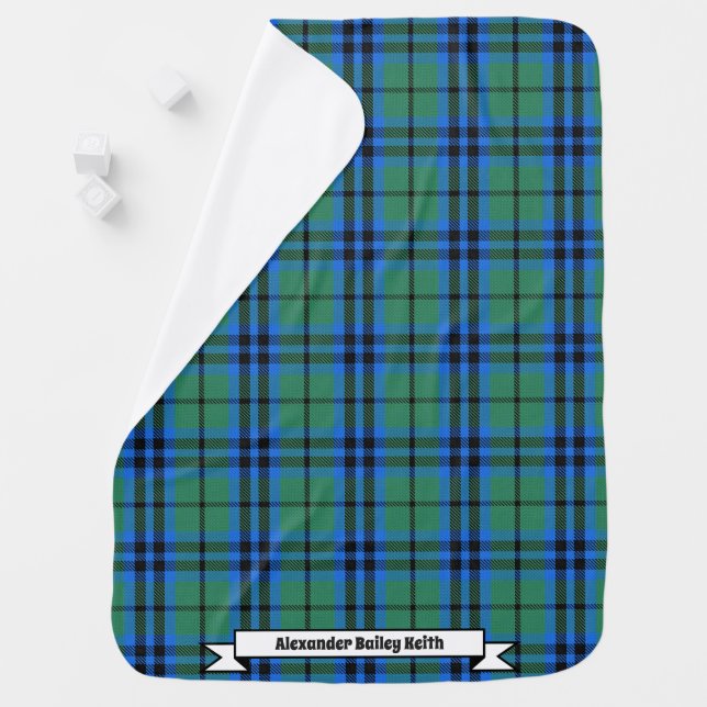 Joyful Baby Clan Keith Tartan Plaid Blanket (In Situ)