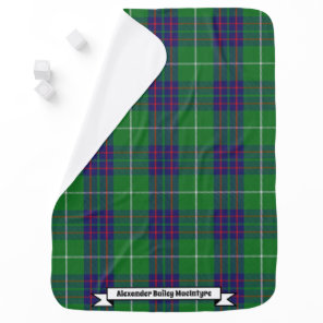 Joyful Baby Clan MacIntyre Tartan Plaid Blanket
