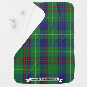 Joyful Baby Clan MacIntyre Tartan Plaid Blanket