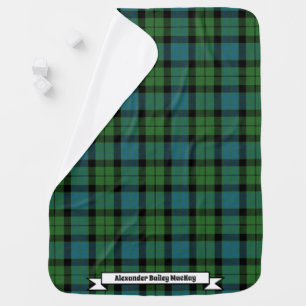 Joyful Baby Clan MacKay Ancient Tartan Plaid Baby Blanket