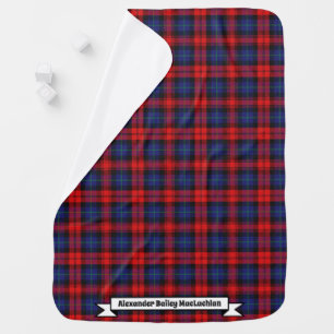 Joyful Baby Clan MacLachlan Tartan Plaid Baby Blanket