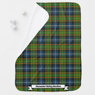 Joyful Baby Clan MacRae Hunting Tartan Plaid Baby Blanket