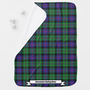 Joyful Baby Clan Rose Tartan Plaid Blanket