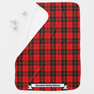Joyful Baby Clan Wallace Tartan Plaid Baby Blanket