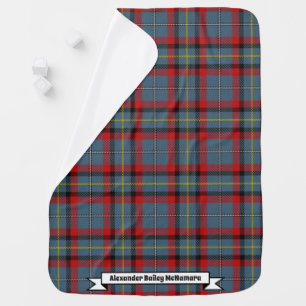 Joyful Baby Irish Clan MacNamara Tartan Plaid Blanket