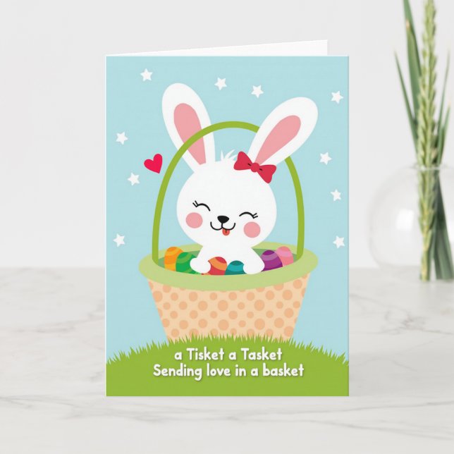 Joyful Basket Animal Friend Card (Front)
