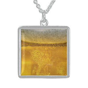 Joyful Beer Galaxy a Celestial Quenching Sterling Silver Necklace