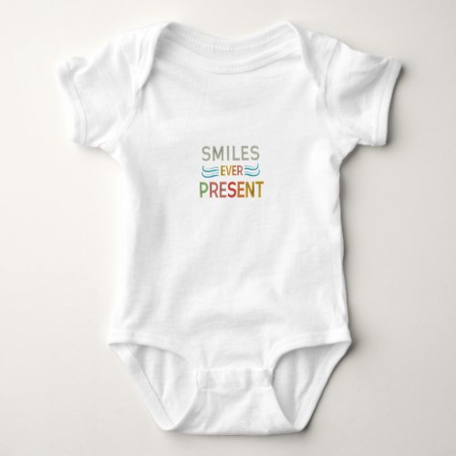 Joyful Beginnings Smiles Ever Present Baby Bodysuit