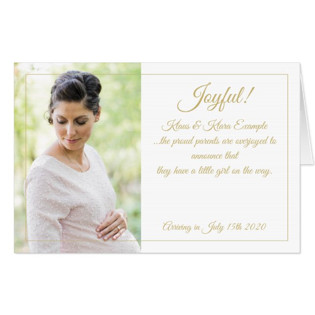 Joyful! - Big Expectations Card (Front Horizontal)