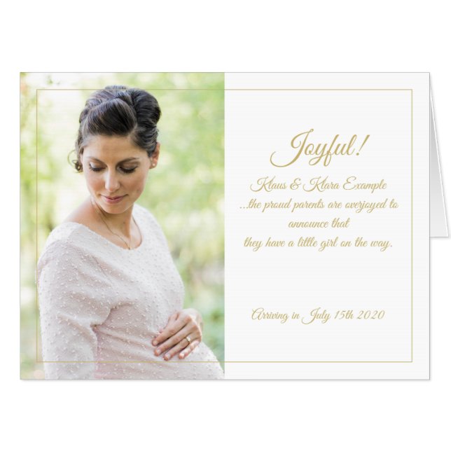 Joyful! - Big Expectations Card (Front Horizontal)