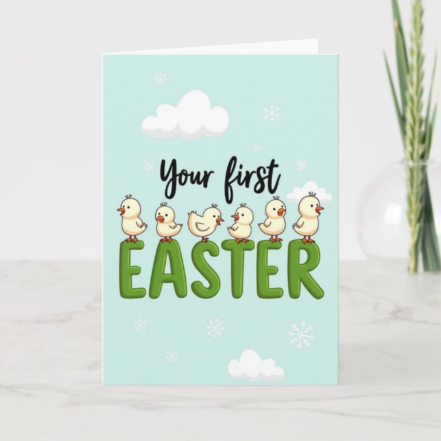 Joyful Birds Celebration Card (Front)