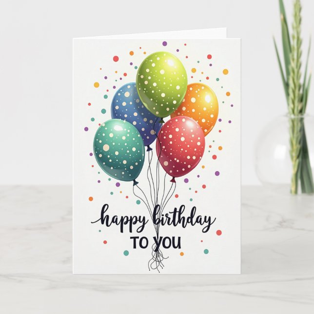Joyful Birthday Card (Front)
