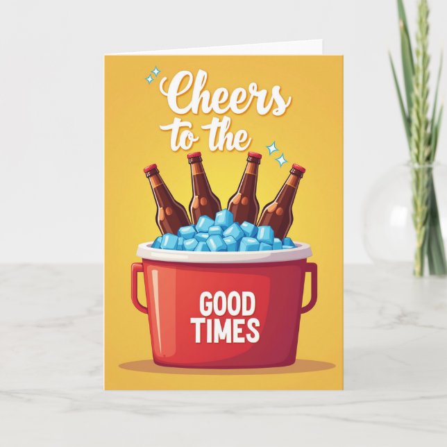 Joyful Birthday Cooler Card (Front)
