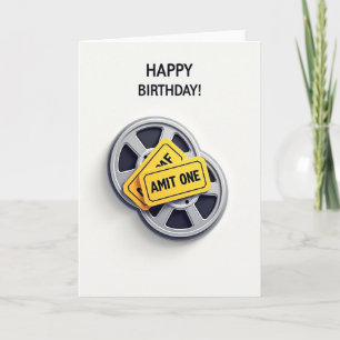 Joyful Birthday Film Spool Card