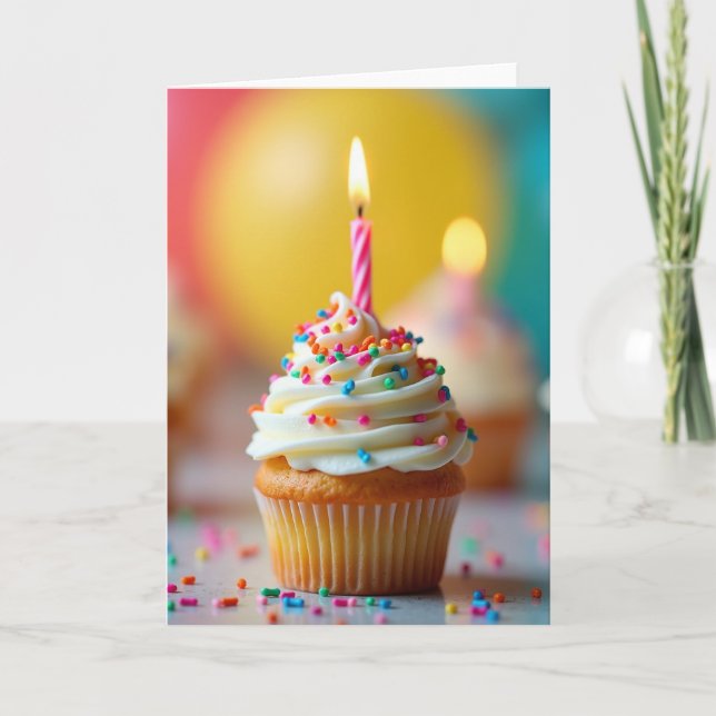 Joyful Birthday Sprinkles Card (Front)
