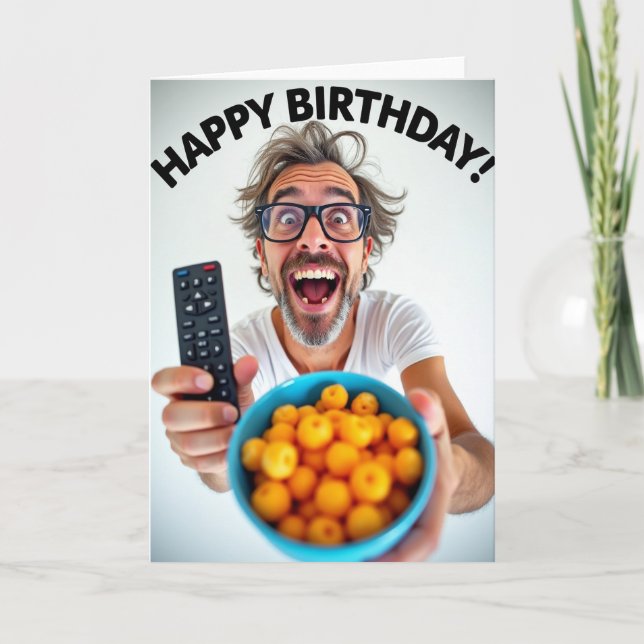 Joyful Birthday Surprise Card (Front)