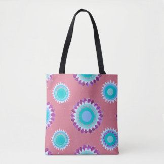 Joyful Bloom Pattern – Colorful Floral Tote Bag