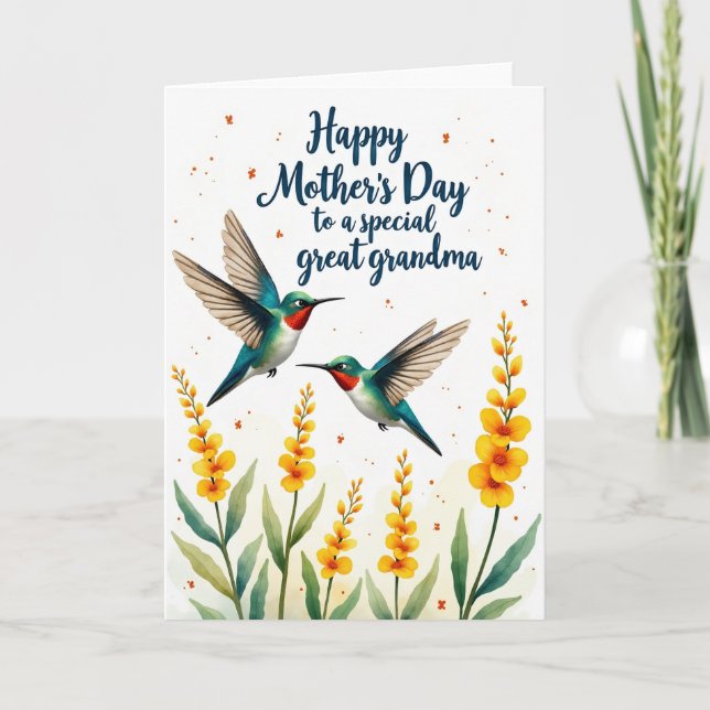 Joyful Blooms Mothers Card (Front)